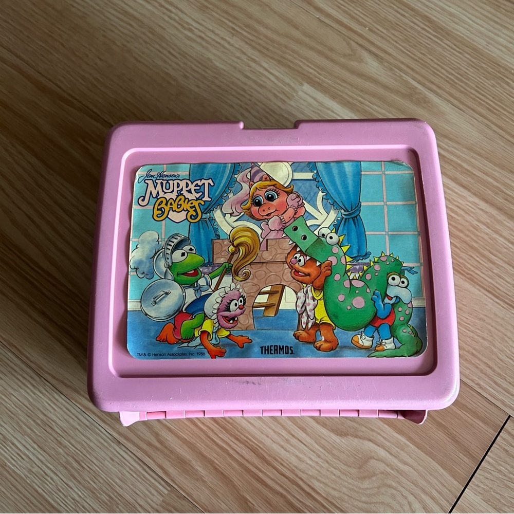 Vintage Thermos Muppet Babies 1986 Lunch Box